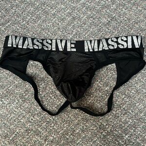 Men black Jock MASSIVE